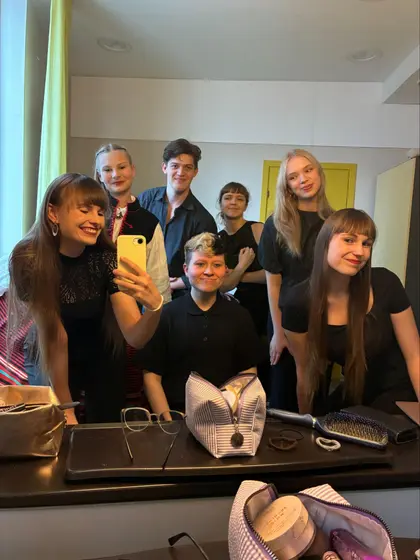 Rahvatantsuansambel Kajaka juubelikontserdi taustaansambel. Samuti tegime rahvatantsuansambli juubeliks „Pausipolka“ loole uue seade. — foto 1/1